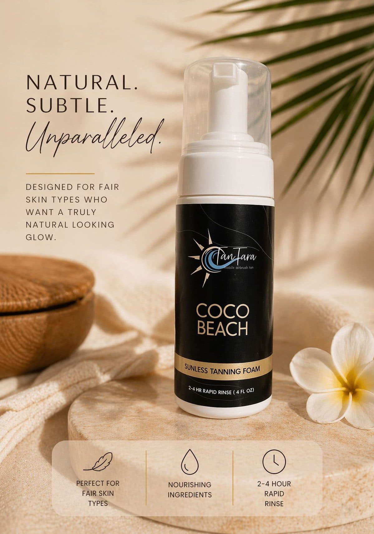 Coco Beach Sunless Tanning Foam