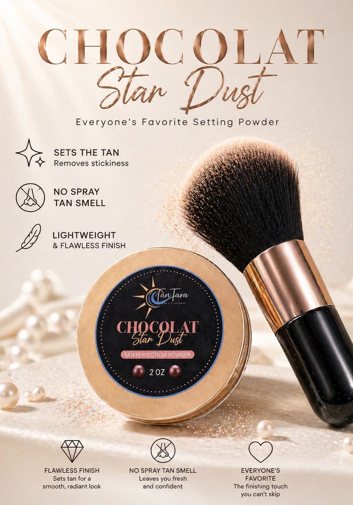 Chocolat Star Dust w/Body Brush